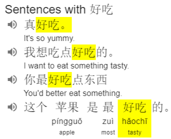 Example sentences